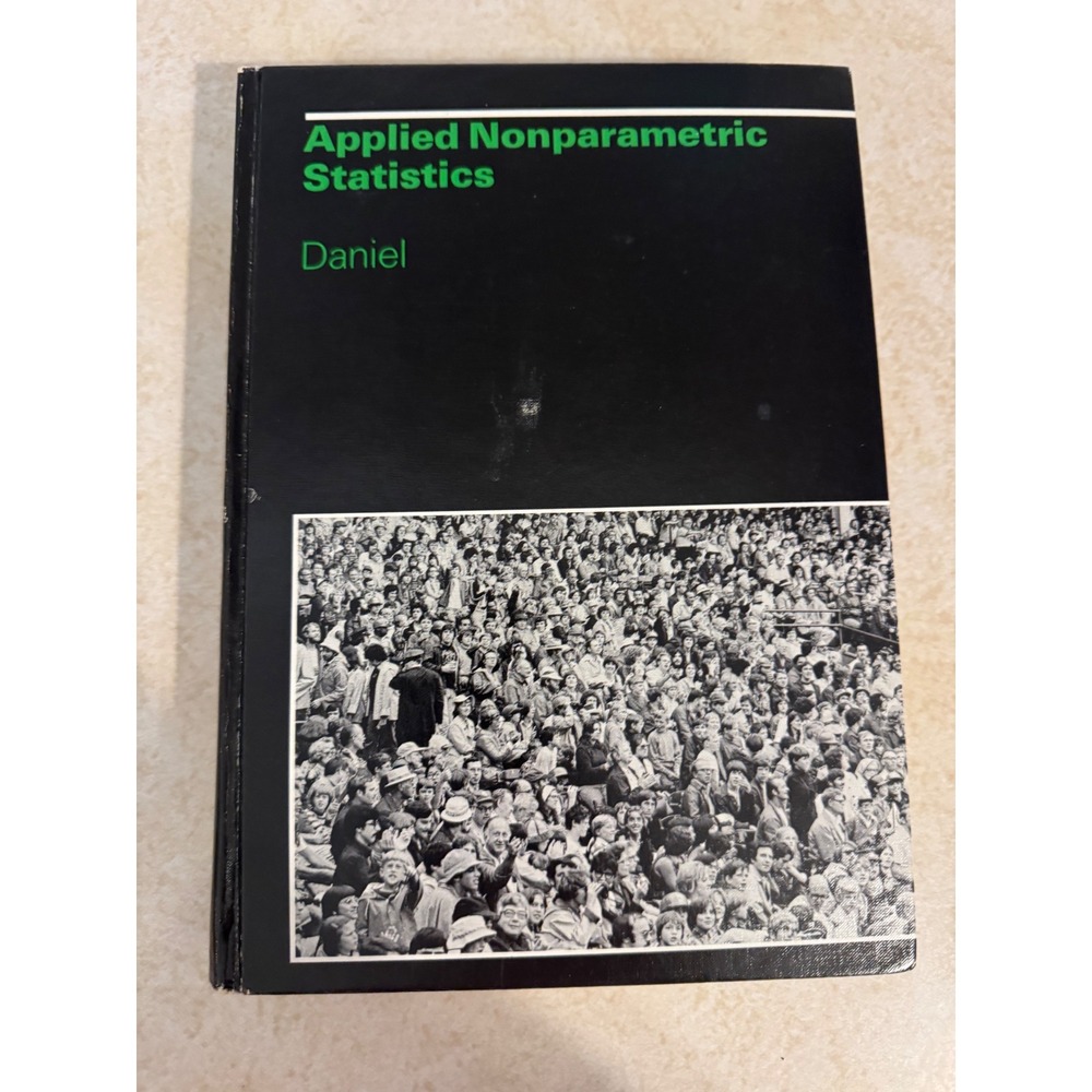Applied Nonparametric Statistics Wayne W Daniel 1978 Hardcover Text 0395257956